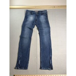 Code of Ethics Size 9 Women's Jeans Streetwear Skinny Zipper Ankle